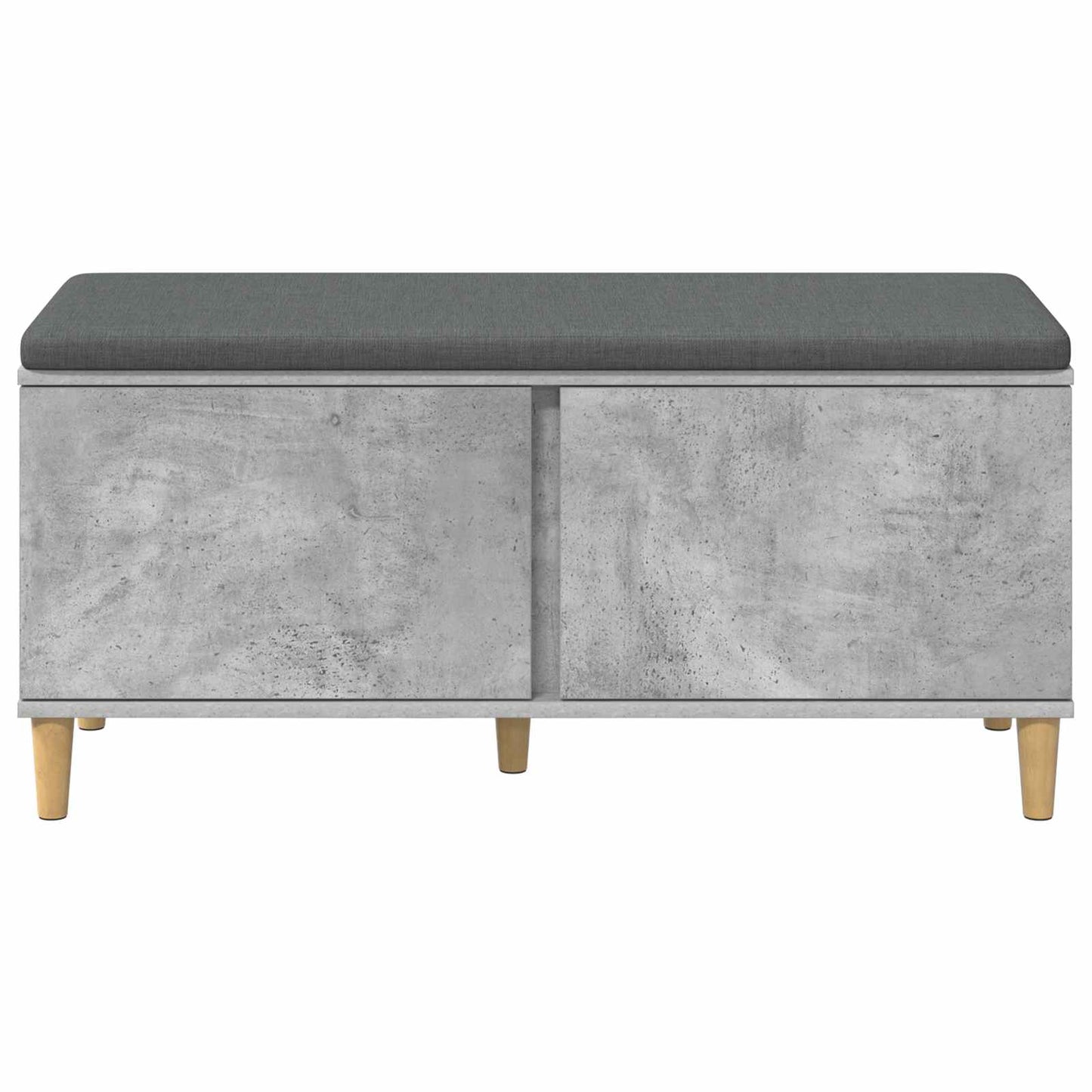 Gangbenk BetongGrå 100 x 38 x 46 cm Konstruert treverk og stoff