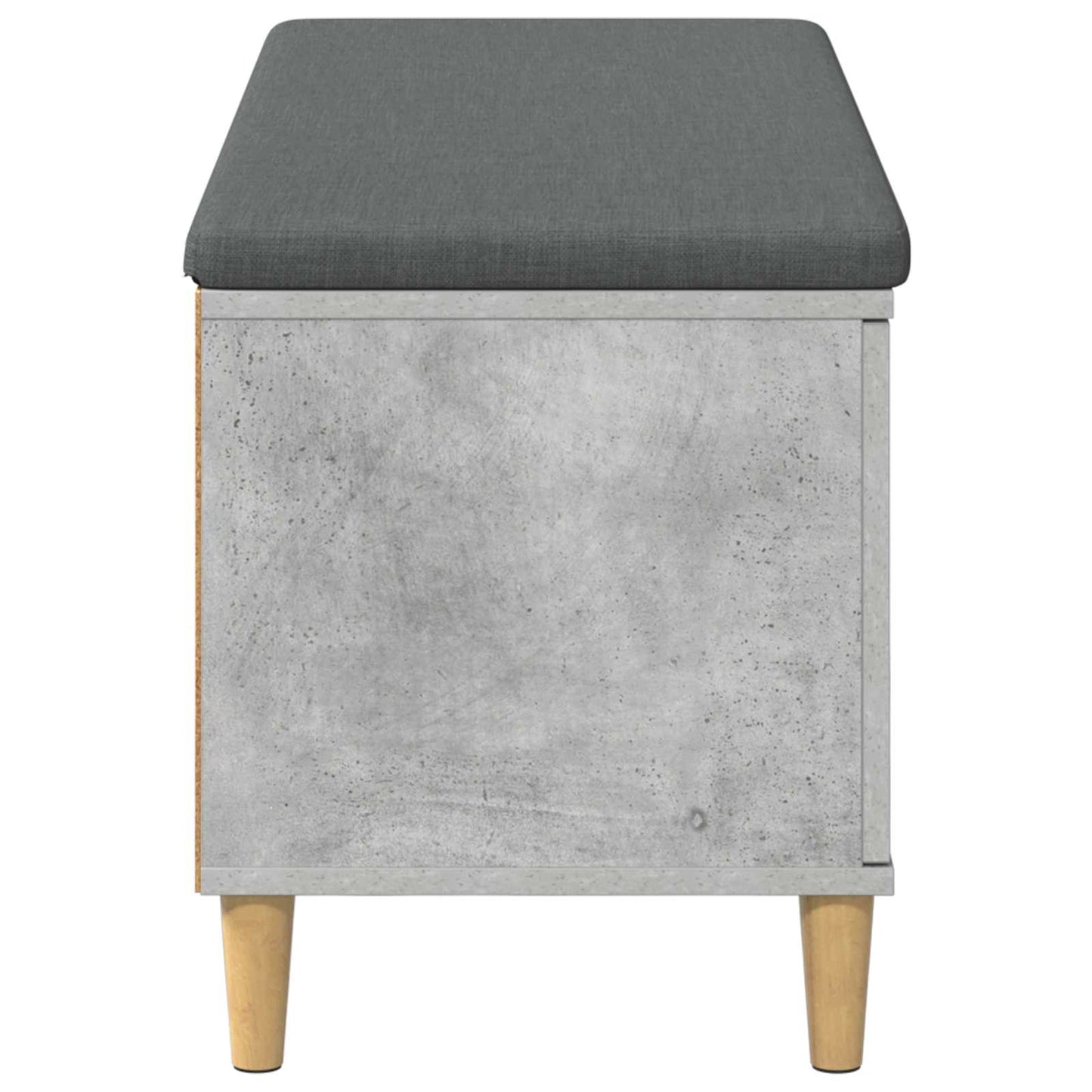 Gangbenk BetongGrå 100 x 38 x 46 cm Konstruert treverk og stoff