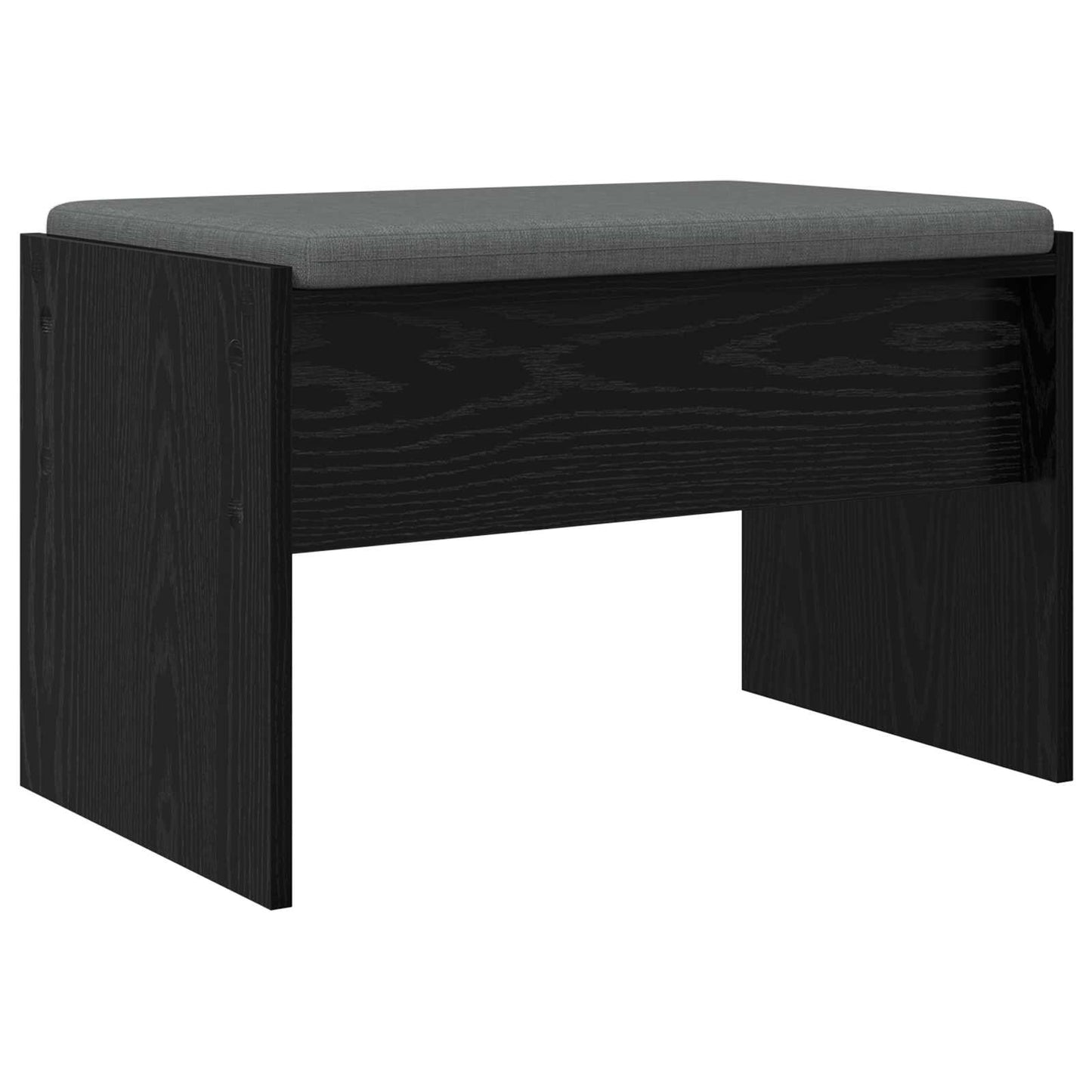 Gangbenk med pute Svart Eik 63 x 38 x 40 cm