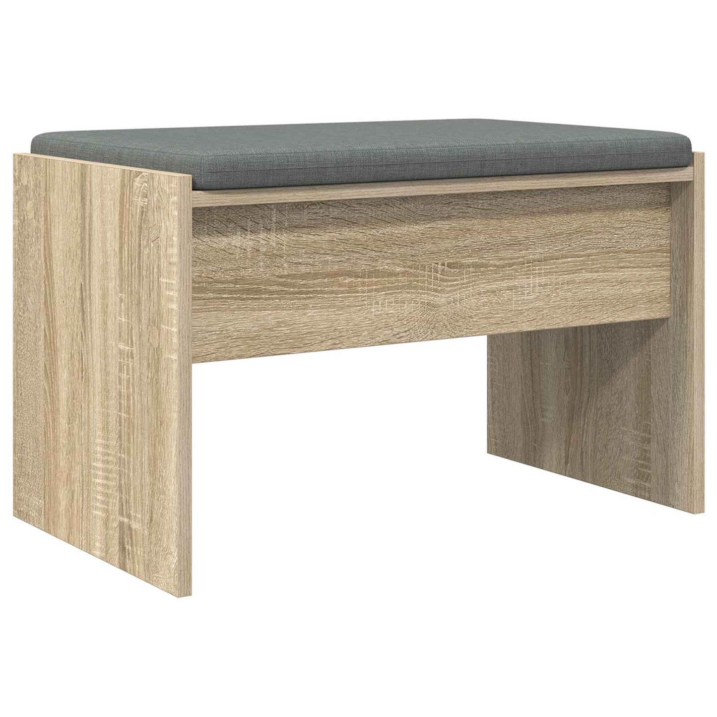 Gangbenk med pute Sonoma eik 63 x 38 x 40 cm