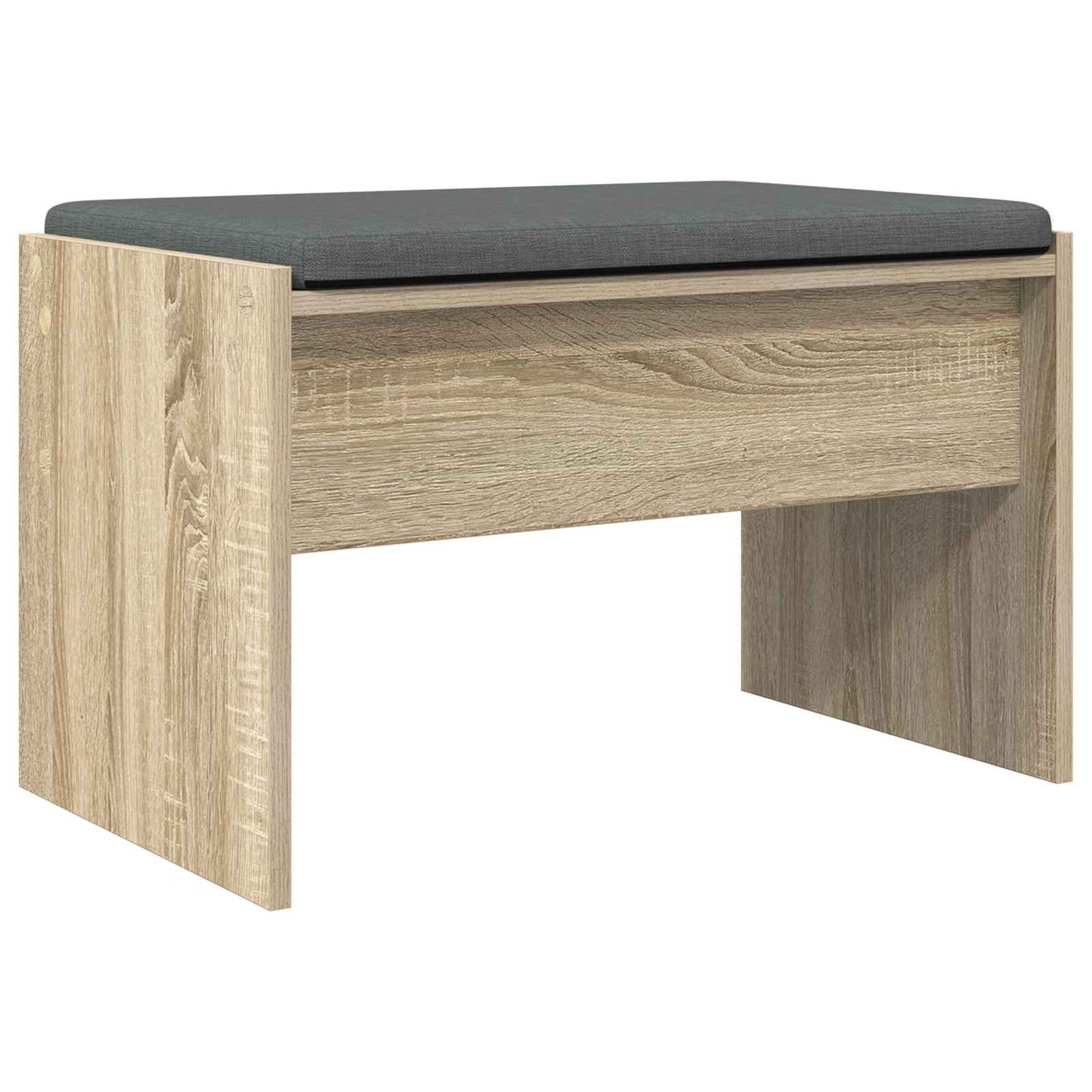 Gangbenk med pute Sonoma eik 63 x 38 x 40 cm