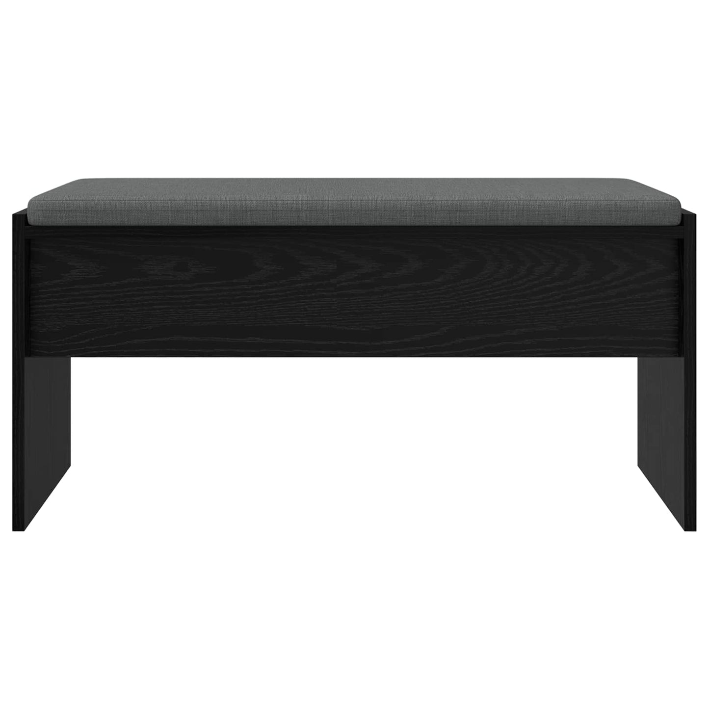 Gangbenk med pute Svart Eik 83 x 38 x 40 cm