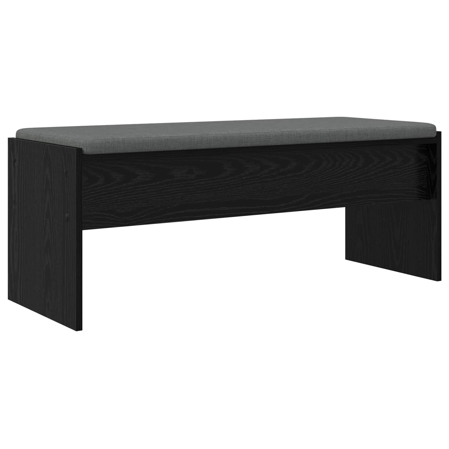 Gangbenk med pute Svart Eik 103 x 38 x 40 cm