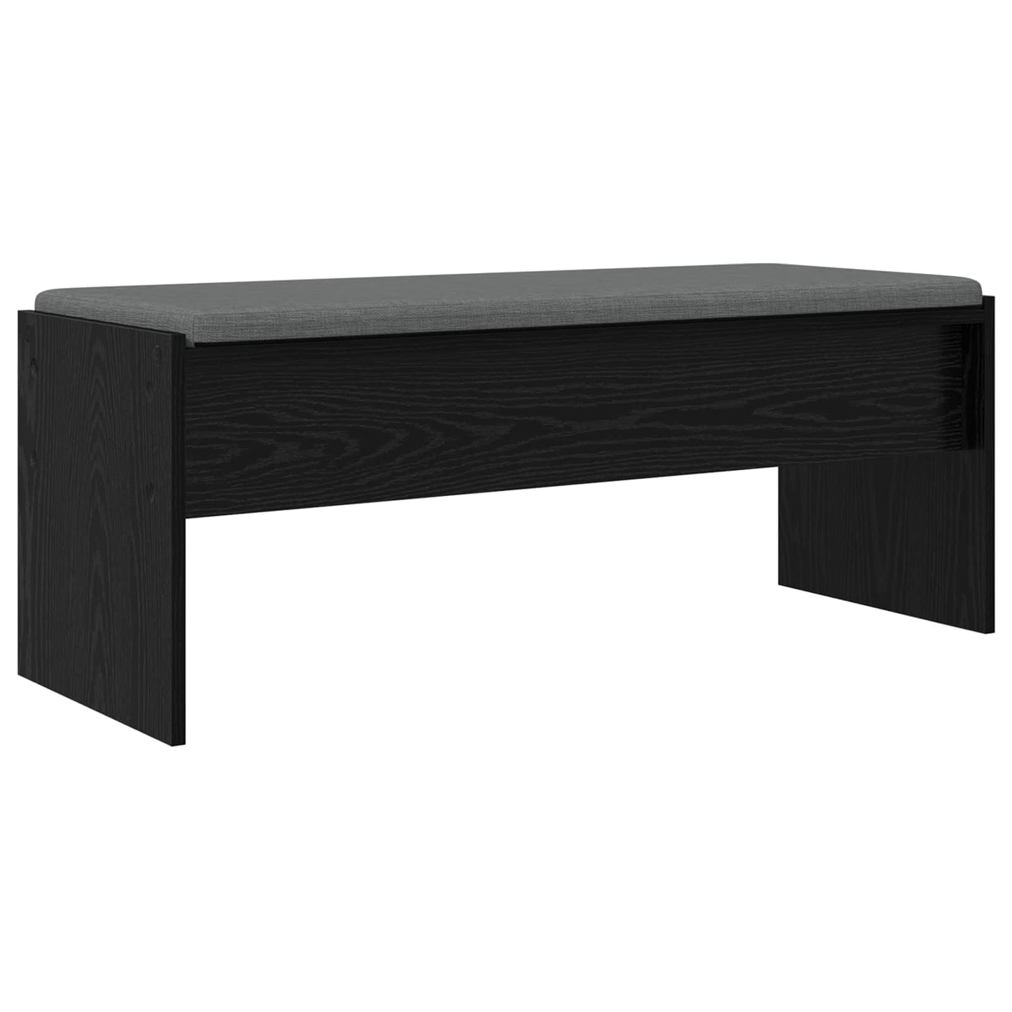 Gangbenk med pute Svart Eik 103 x 38 x 40 cm