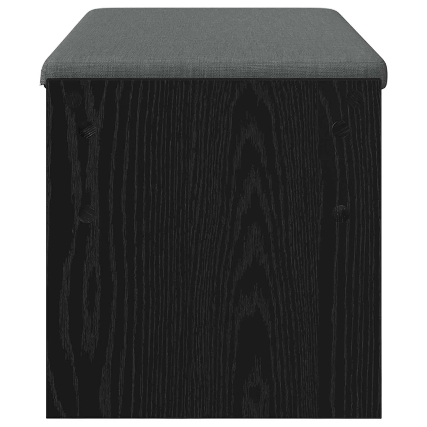 Gangbenk med pute Svart Eik 103 x 38 x 40 cm