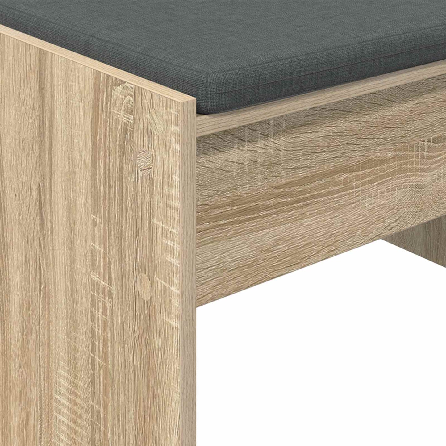 Gangbenk med pute Sonoma eik 103 x 38 x 40 cm