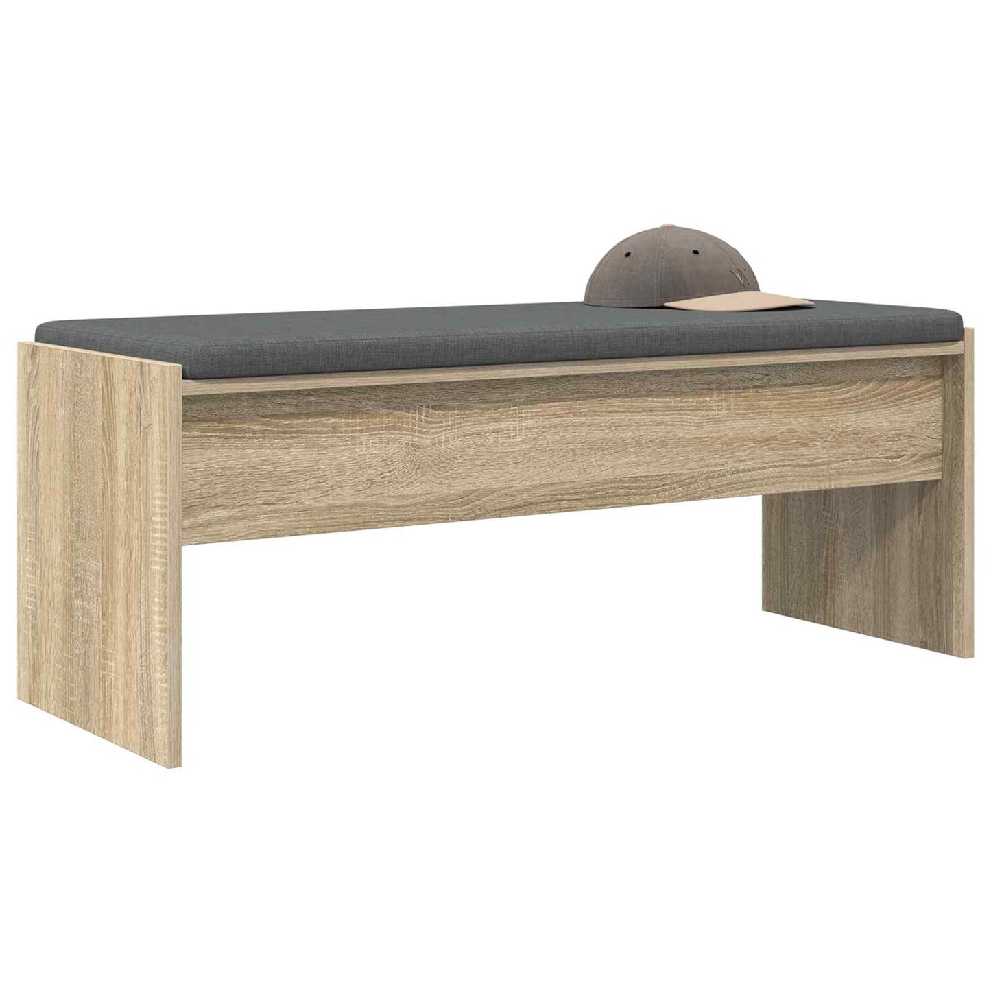 Gangbenk med pute Sonoma eik 103 x 38 x 40 cm