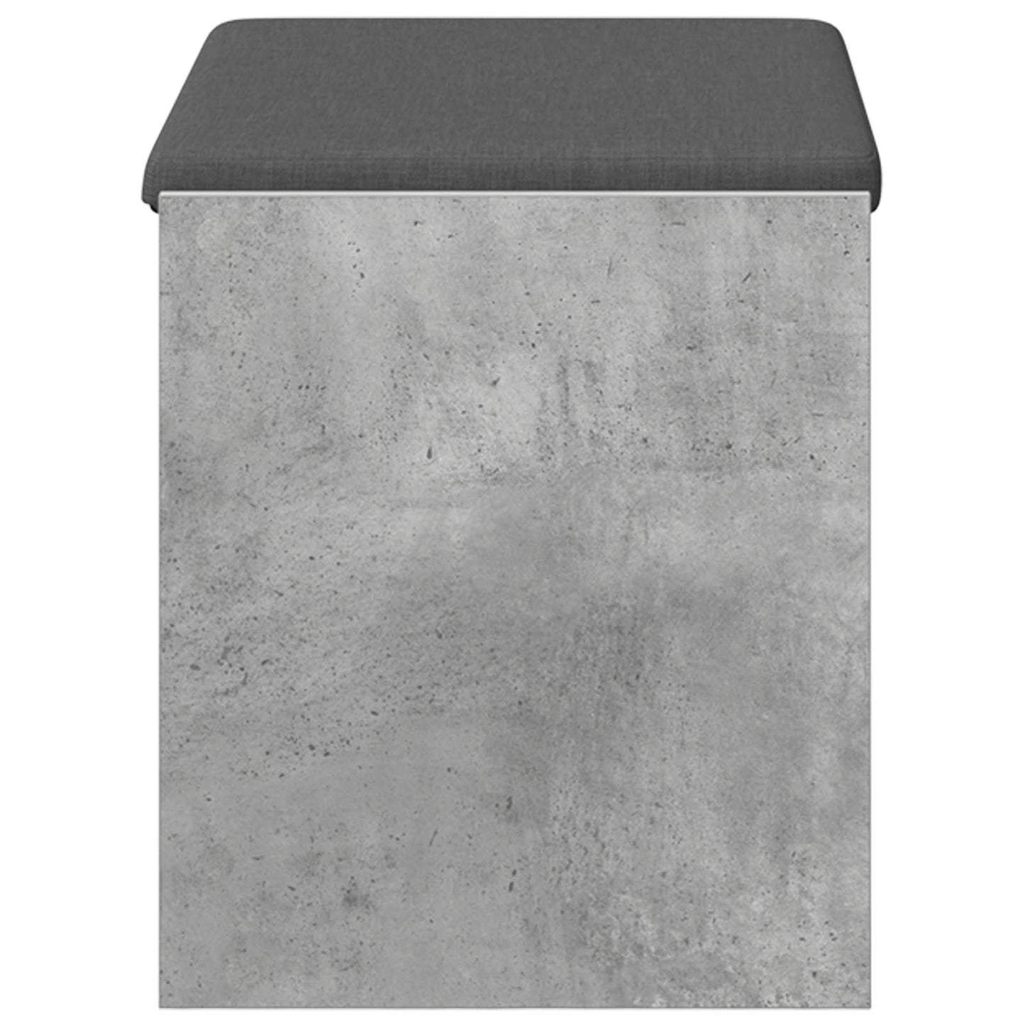 Gangbenk BetongGrå 63 x 38 x 45 cm Konstruert treverk og stoff vidaXL