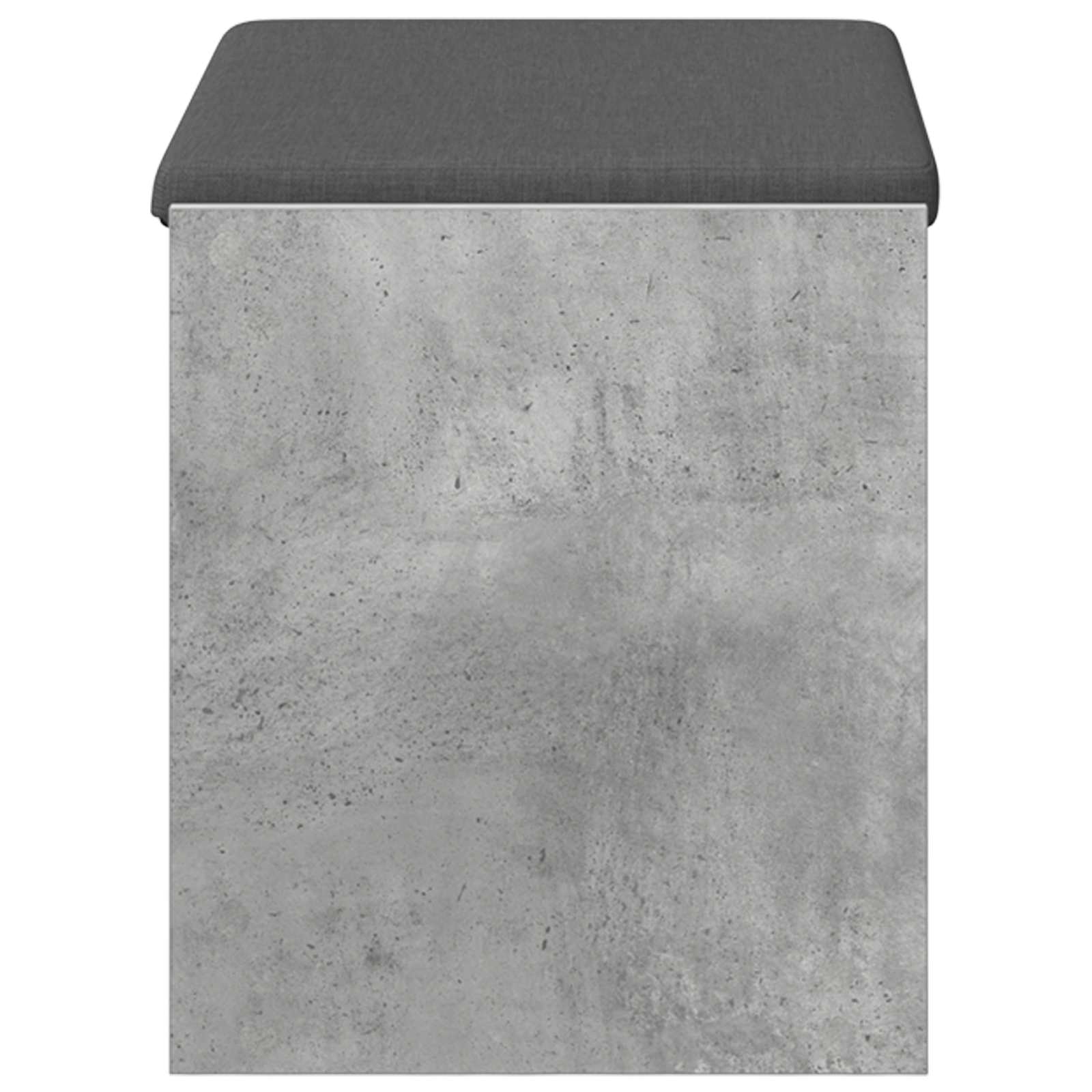 Gangbenk BetongGrå 63 x 38 x 45 cm Konstruert treverk og stoff vidaXL