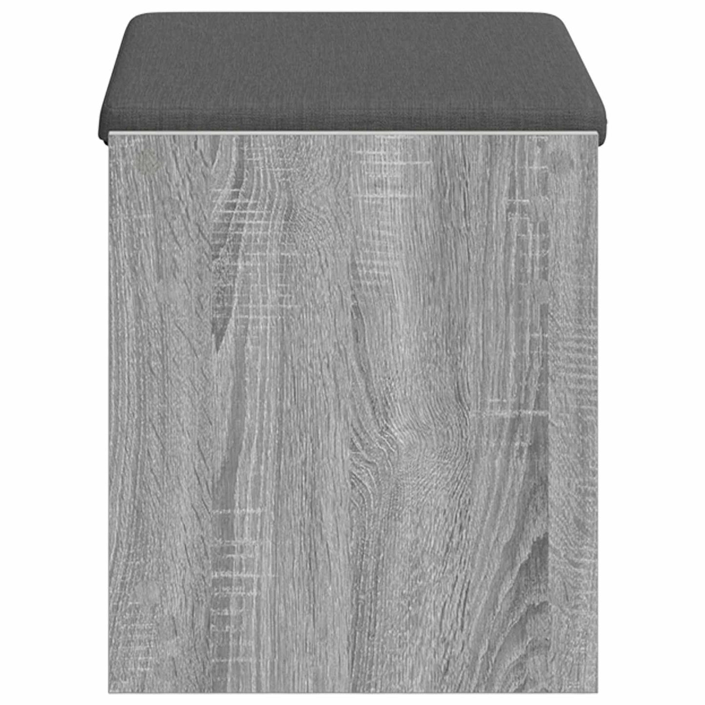 Gangbenk Grå Sonoma 63 x 38 x 45 cm Konstruert treverk og stoff vidaXL