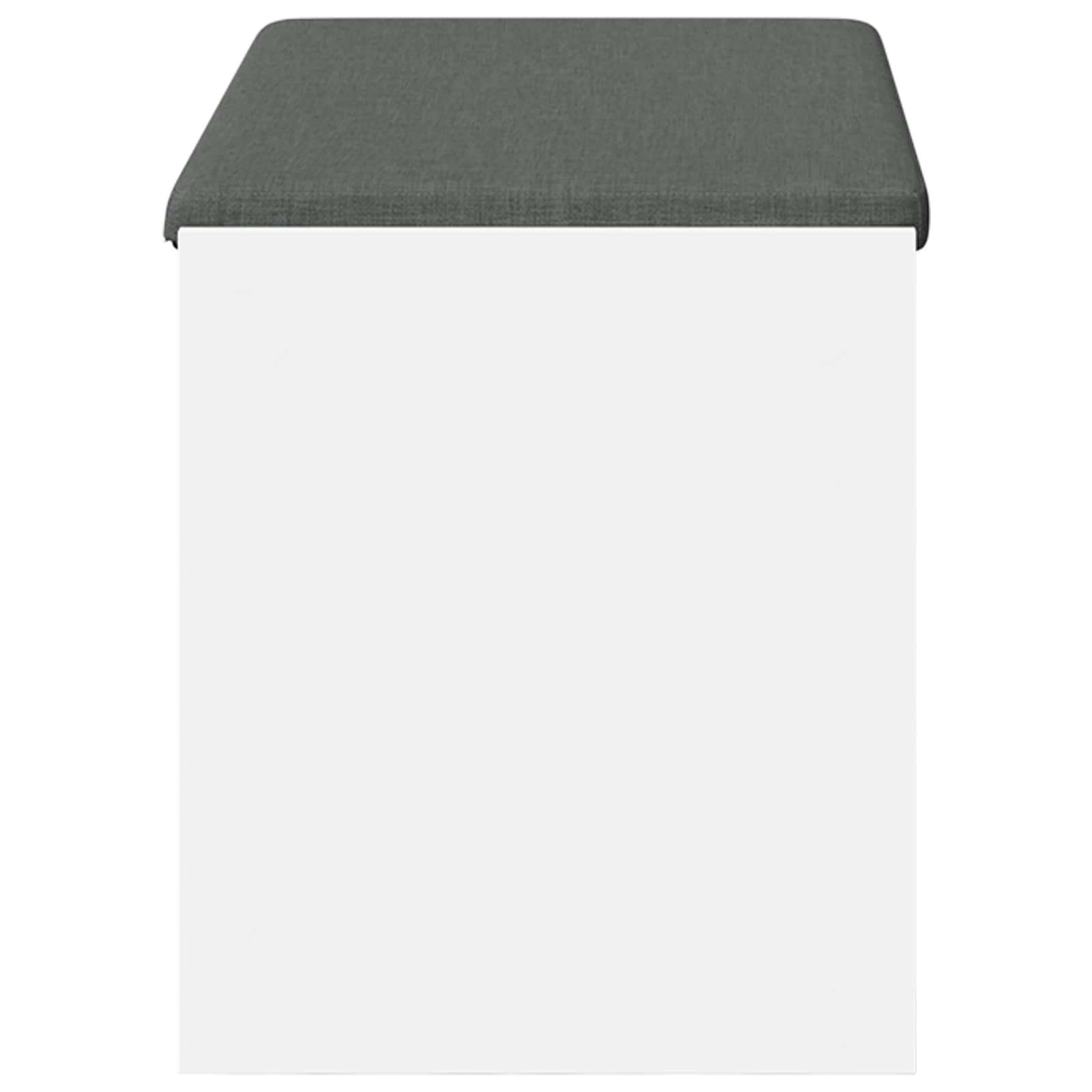 Gangbenk Hvit 83 x 38 x 45 cm Konstruert treverk og stoff vidaXL