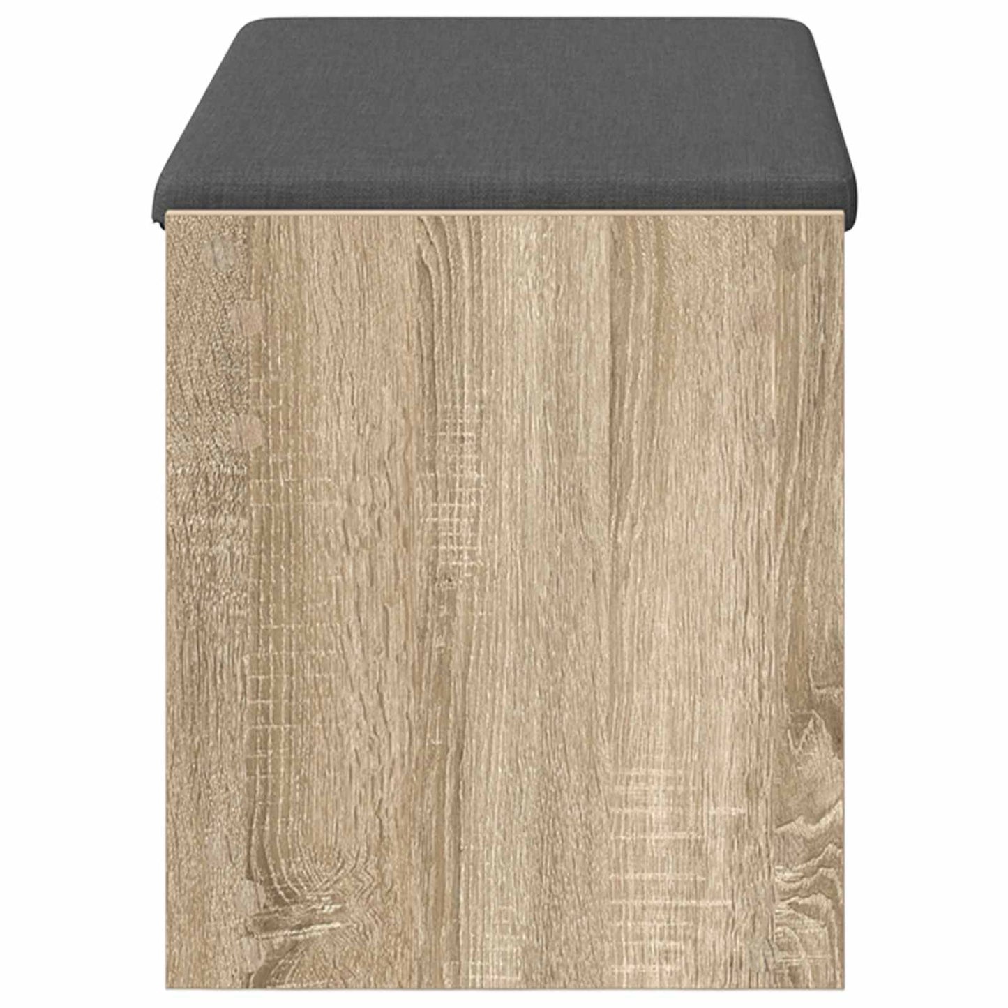 Gangbenk Sonoma eik 83 x 38 x 45 cm Konstruert treverk og stoff vidaXL