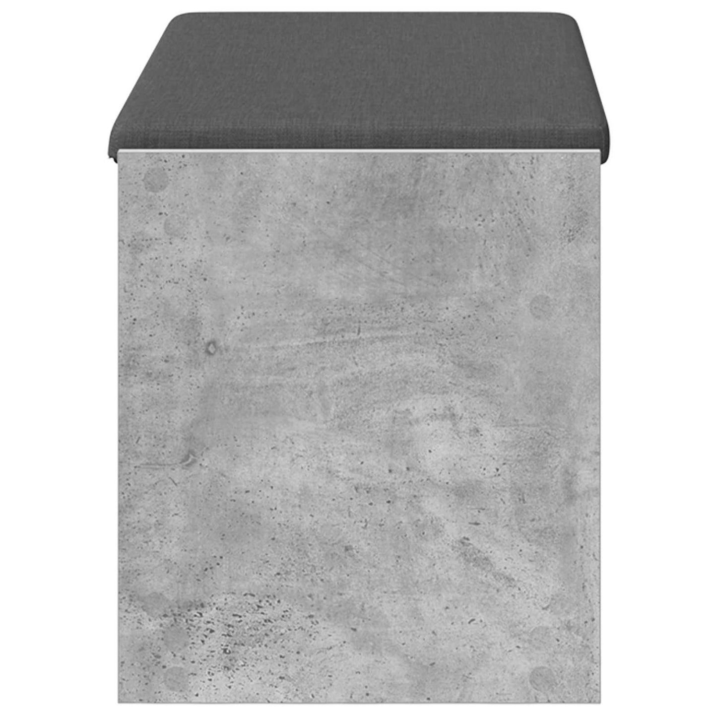 Gangbenk BetongGrå 83 x 38 x 45 cm Konstruert treverk og stoff vidaXL