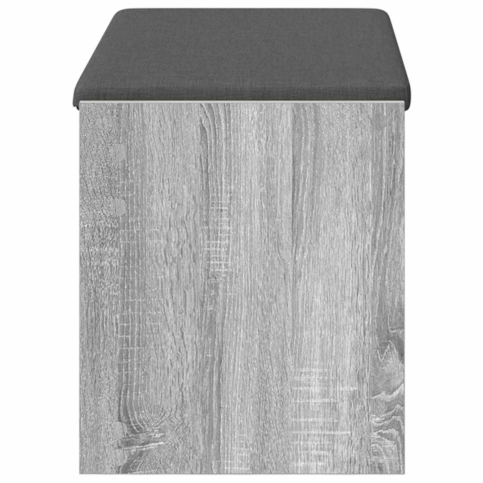 Gangbenk Grå Sonoma 83 x 38 x 45 cm Konstruert treverk og stoff vidaXL