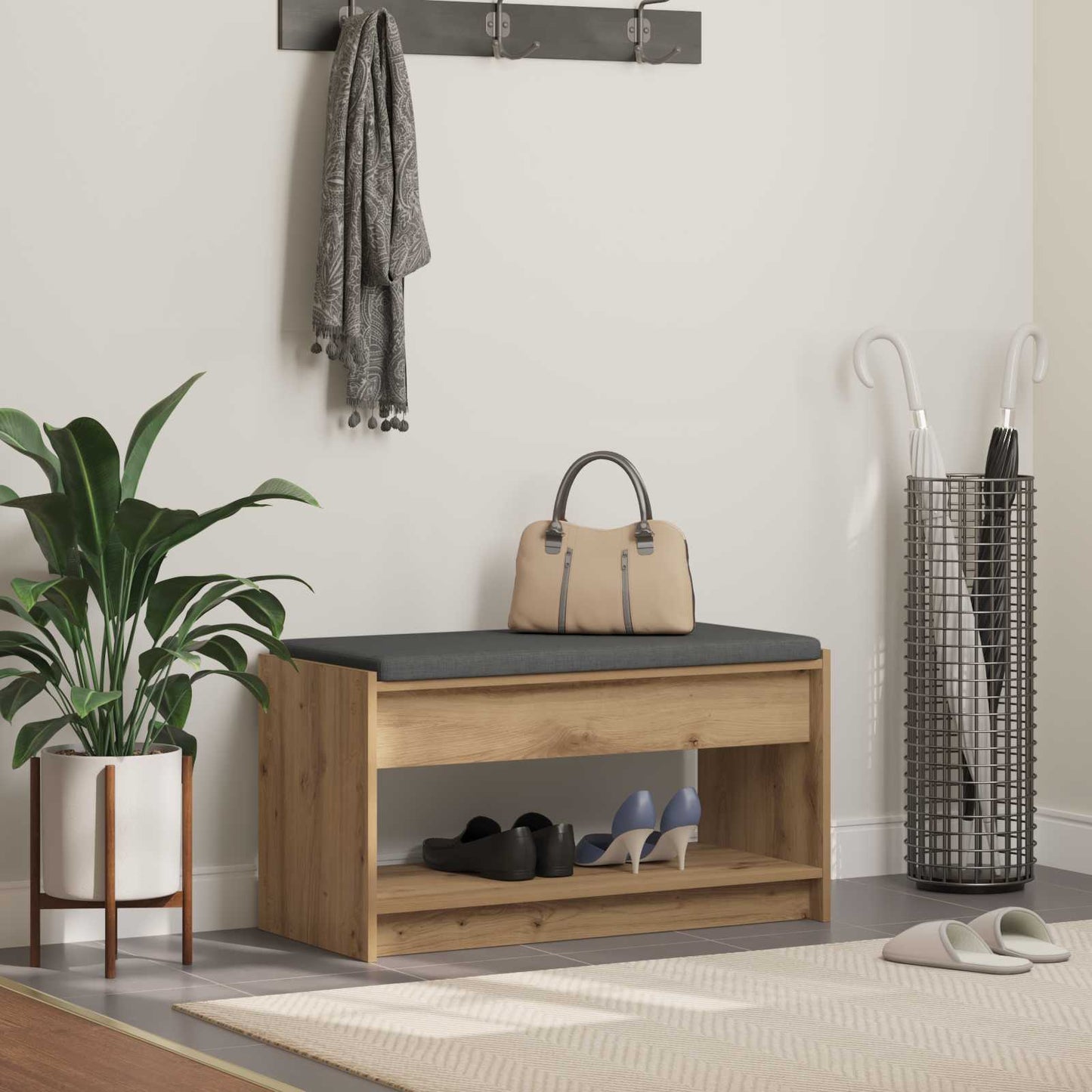 Gangbenk Artisan Eik 83 x 38 x 45 cm