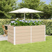 Plantekassed Elfenben 160 x 80 x 75 cm Stål