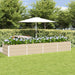 Plantekassed Elfenben 320 x 80 x 45 cm Stål