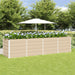 Plantekassed Elfenben 320 x 80 x 75 cm Stål