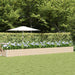 Plantekassed Elfenben 600 x 80 x 45 cm Stål