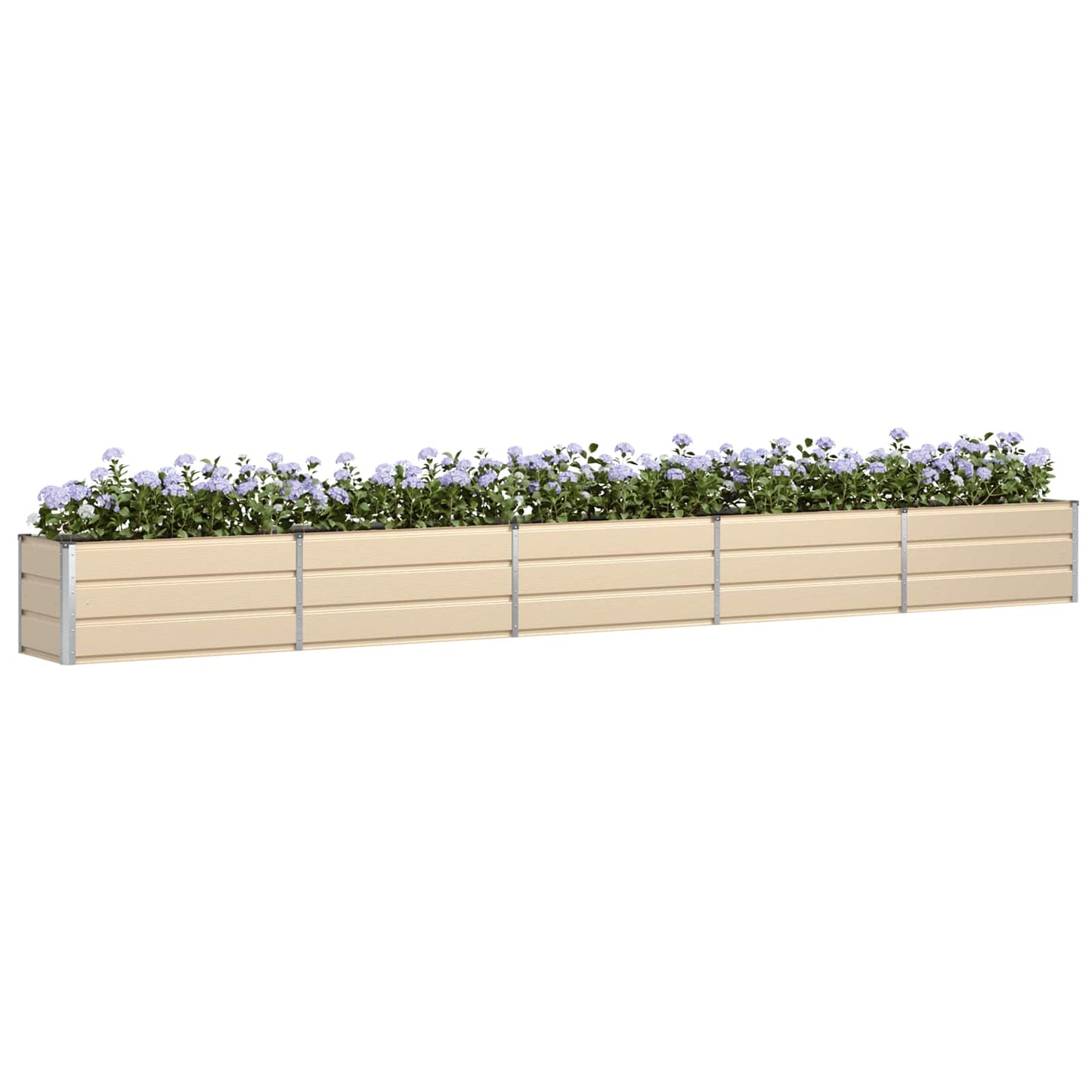 Plantekassed Elfenben 480 x 50 x 45 cm Galvanisert Stål