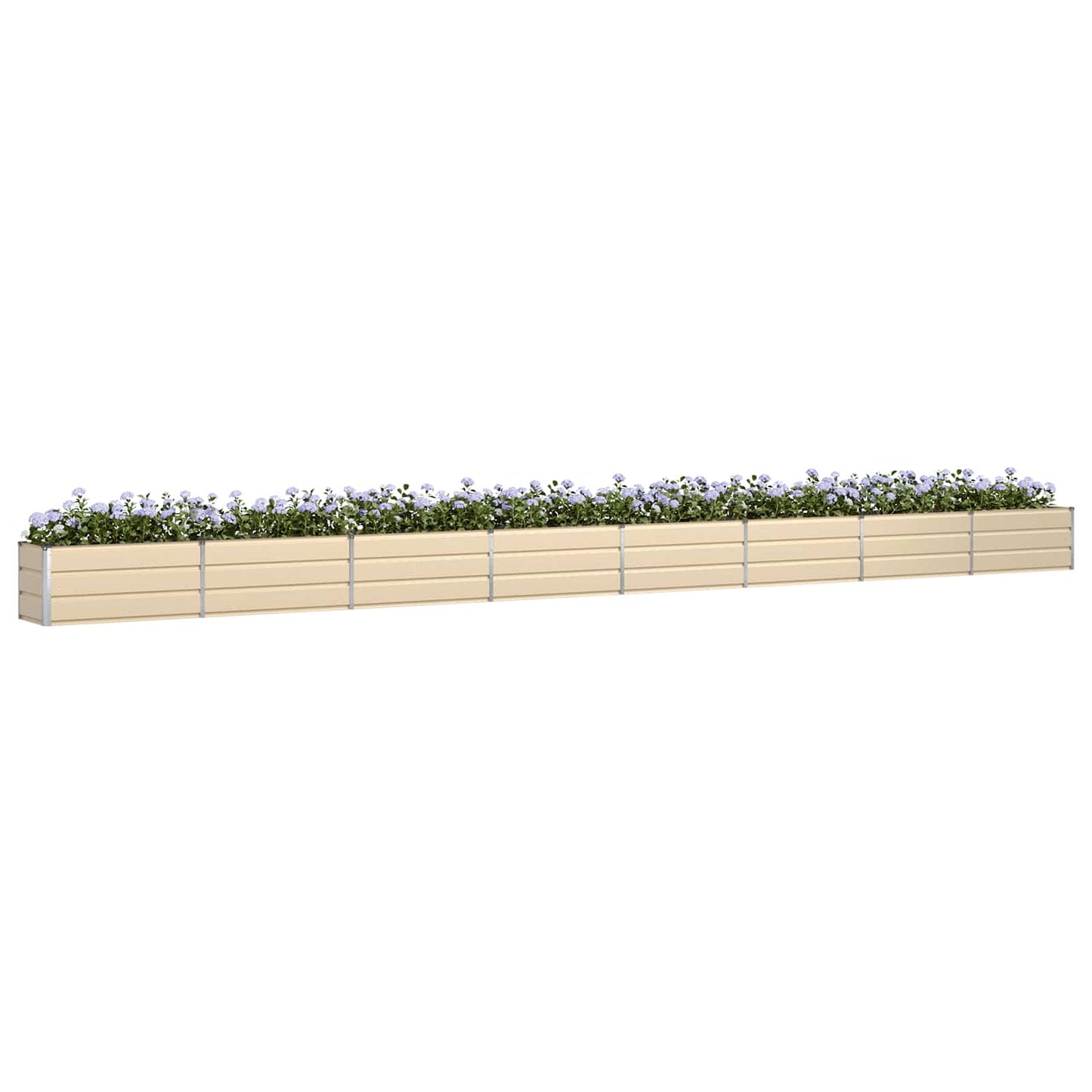 Plantekassed Elfenben 770 x 50 x 45 cm Galvanisert Stål
