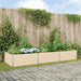 Plantekassed Elfenben 290 x 100 x 45 cm Galvanisert Stål