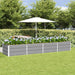 Plantekassed Lysegrå 320 x 80 x 45 cm Stål
