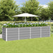 Plantekassed Lysegrå 320 x 80 x 75 cm Stål