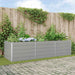 Plantekassed Lysegrå 290 x 100 x 75 cm Galvanisert Stål