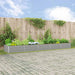 Plantekassed Lysegrå 480 x 100 x 45 cm Galvanisert Stål