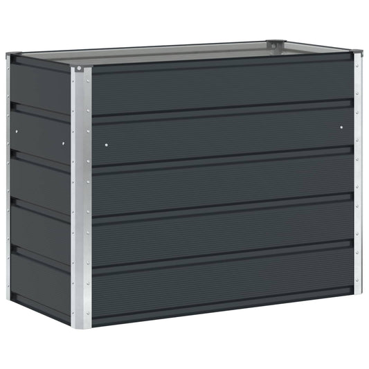Plantekassed Antrasitt 100 x 50 x 75 cm Galvanisert Stål