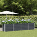 Plantekassed Antrasitt 385 x 50 x 75 cm Galvanisert Stål