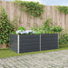 Plantekassed Antrasitt 195 x 100 x 75 cm Galvanisert Stål