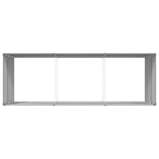 Plantekassed Antrasitt 290 x 100 x 75 cm Galvanisert Stål