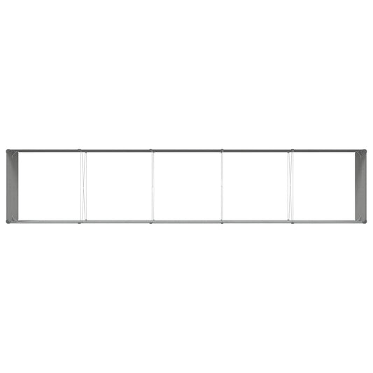Plantekassed Antrasitt 480 x 100 x 45 cm Galvanisert Stål