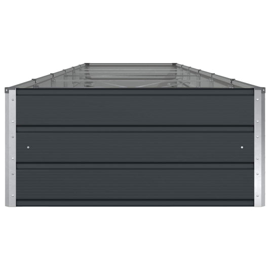 Plantekassed Antrasitt 580 x 100 x 45 cm Galvanisert Stål