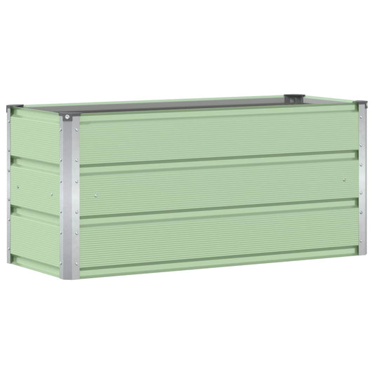 Plantekassed grønn 100 x 40 x 45 cm Stål