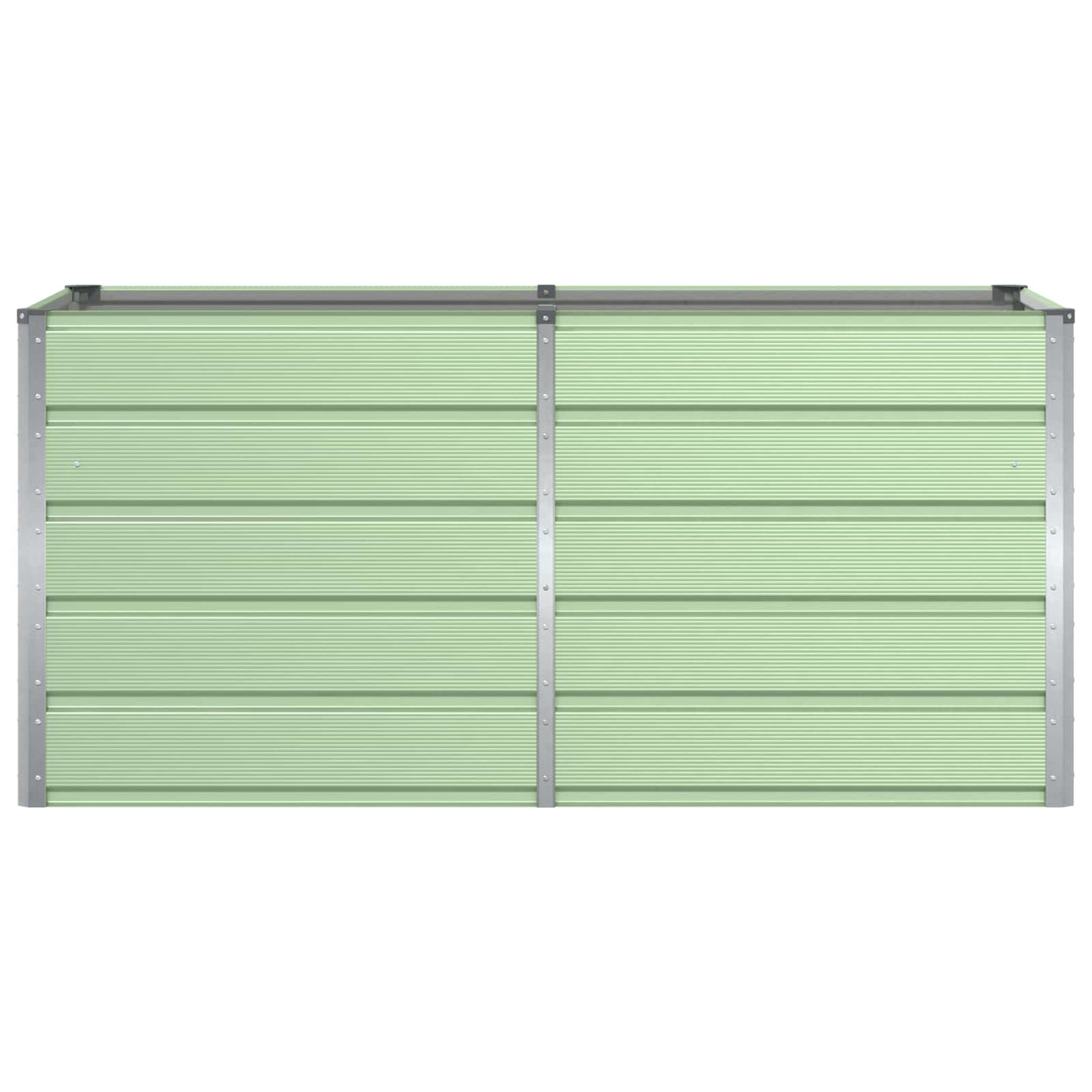 Plantekassed grønn 160 x 80 x 75 cm Stål