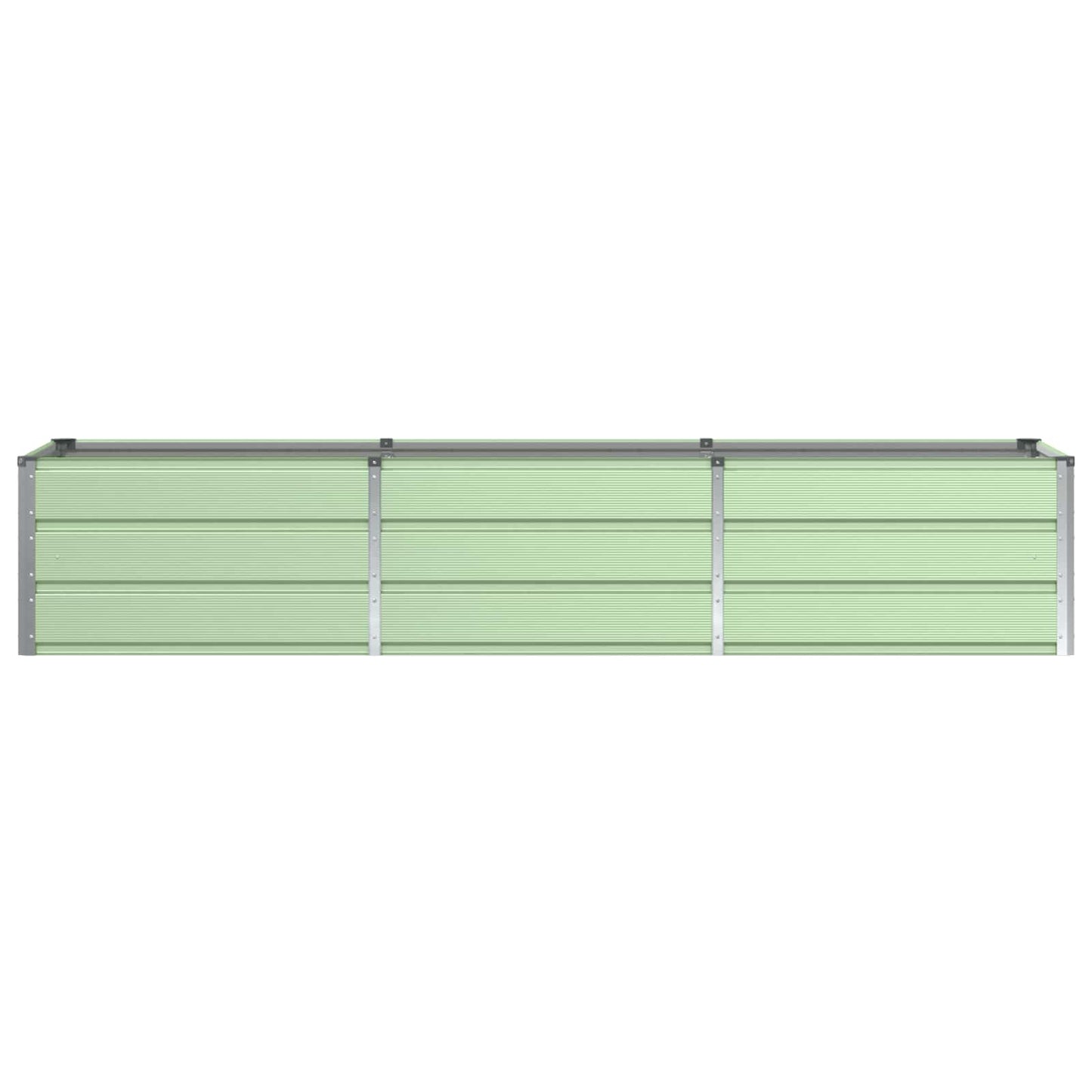 Plantekassed grønn 240 x 80 x 45 cm Stål