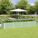 Plantekassed grønn 320 x 80 x 45 cm Stål