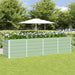 Plantekassed grønn 320 x 80 x 75 cm Stål