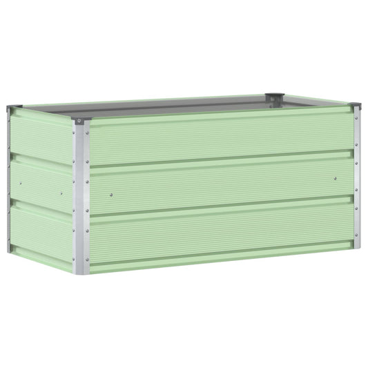 Plantekassed Pastellgrønn 100 x 50 x 45 cm Galvanisert Stål
