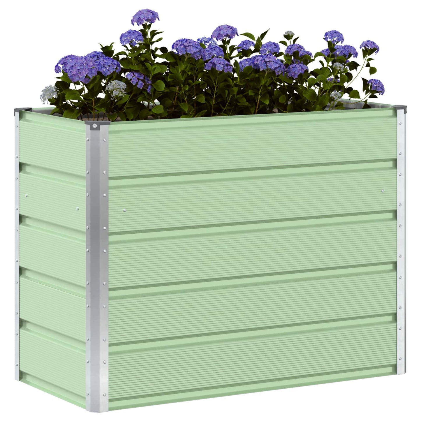 Plantekassed Pastellgrønn 100 x 50 x 77 cm Galvanisert Stål