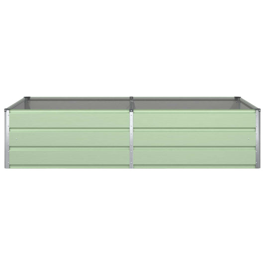 Plantekassed Pastellgrønn 195 x 100 x 45 cm Galvanisert Stål