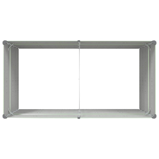Plantekassed Pastellgrønn 195 x 100 x 75 cm Galvanisert Stål