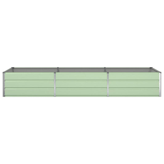Plantekassed Pastellgrønn 290 x 100 x 45 cm Galvanisert Stål