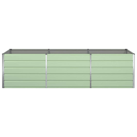 Plantekassed Pastellgrønn 290 x 100 x 75 cm Galvanisert Stål