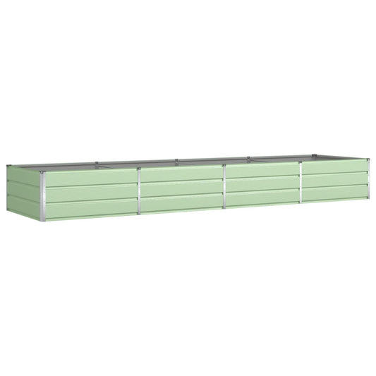 Plantekassed Pastellgrønn 385 x 100 x 45 cm Galvanisert Stål