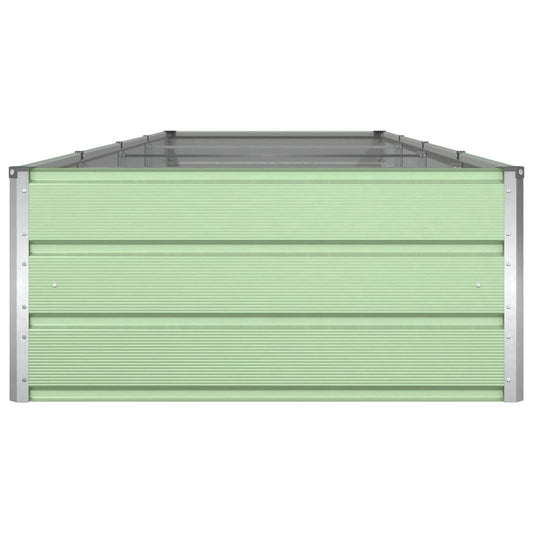 Plantekassed Pastellgrønn 385 x 100 x 45 cm Galvanisert Stål