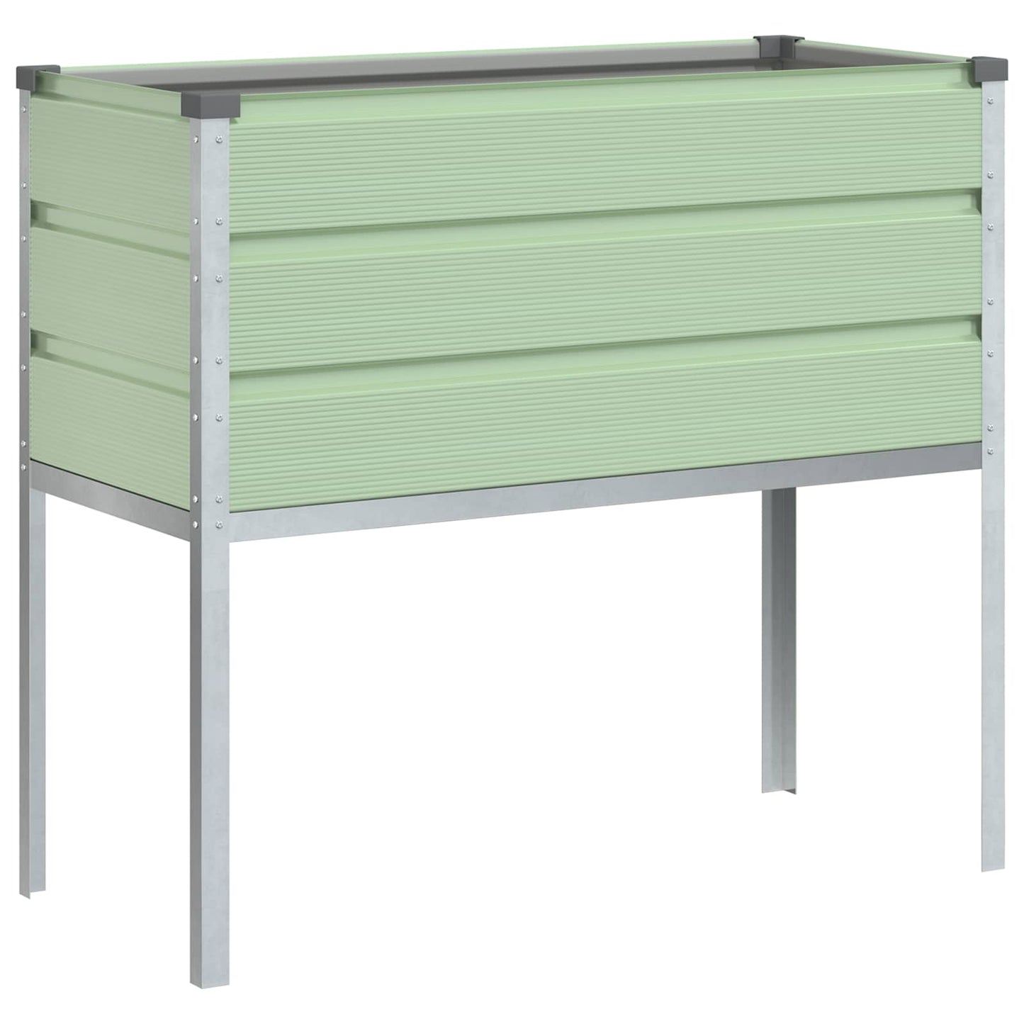 Plantekassed Pastellgrønn 100 x 45 x 90 cm Galvanisert Stål